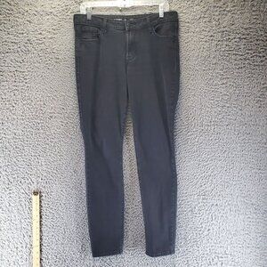 Old Navy Jeans Women’s Size 8 Long Black Rockstar Super Skinny Stretch Denim
